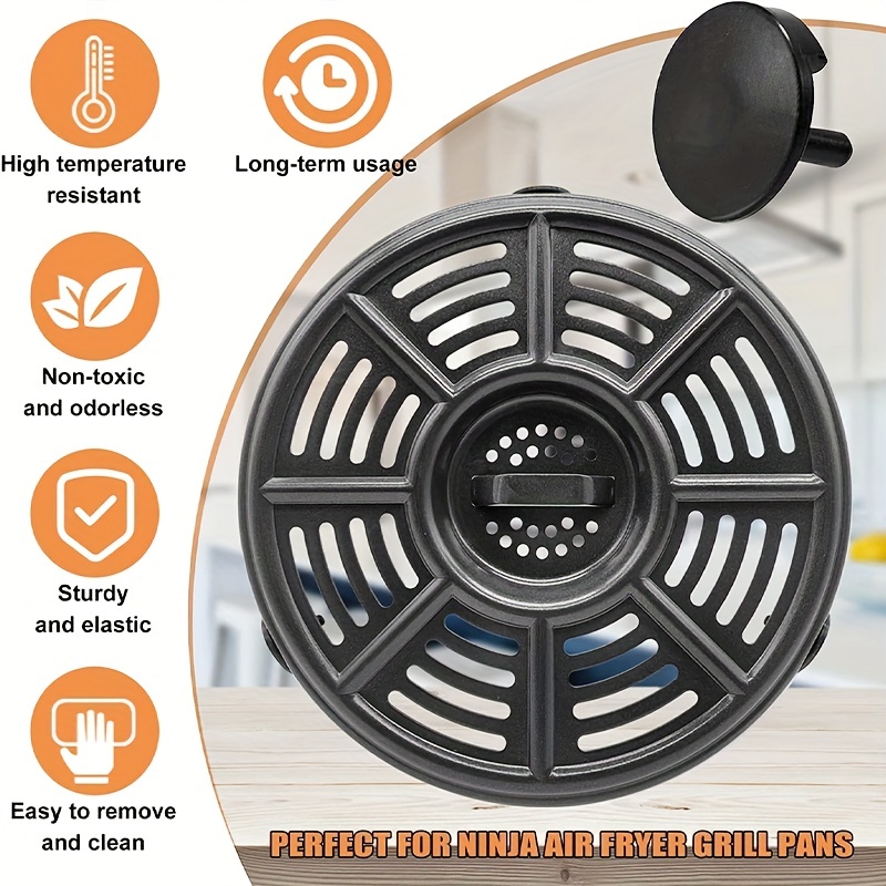 Air Fryers Plate | Air Fryers Replacement Grill Pan For Air Fryers |  Nonstick Air Fryers Rack Coating Crisper Plate, Air Fryers Replacement  Parts, Air