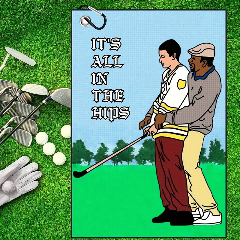 Funny Golf Towel With Carabiner Clip Golf Club Golf Bag - Temu