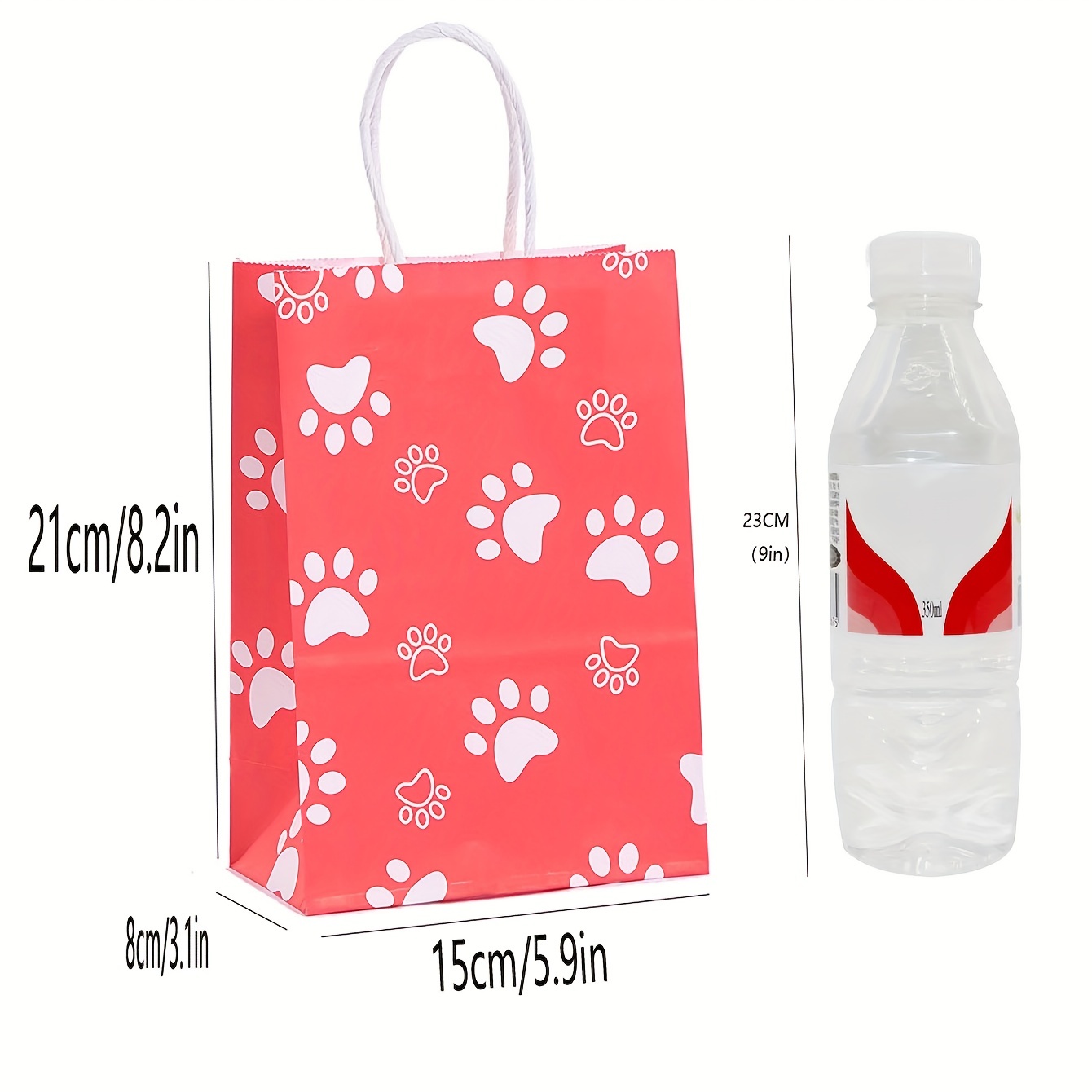 Karma Bolsas de regalo reutilizables – Bolsa de mano y bolsa de regalo con  asas – Perfecto para regalos de cumpleaños y bolsas de fiesta RPET 1 perro