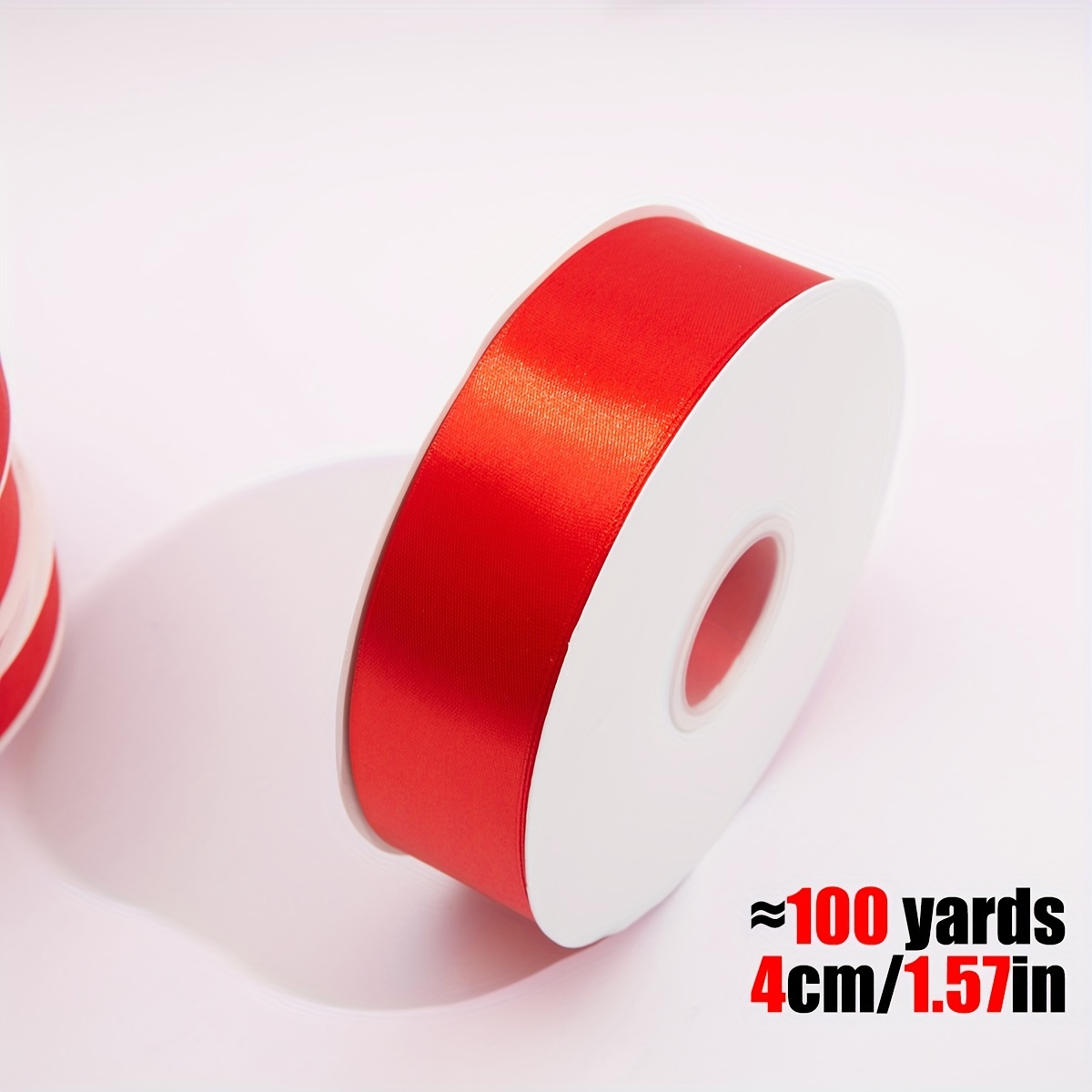 Satin Ribbon 100 Yards - 1.5 inch / 4 cm