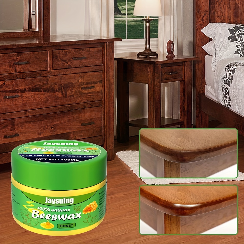 Cera de abeja Muebles Polaco, condimento de madera Beewax - Cera de madera  natural Tradicional