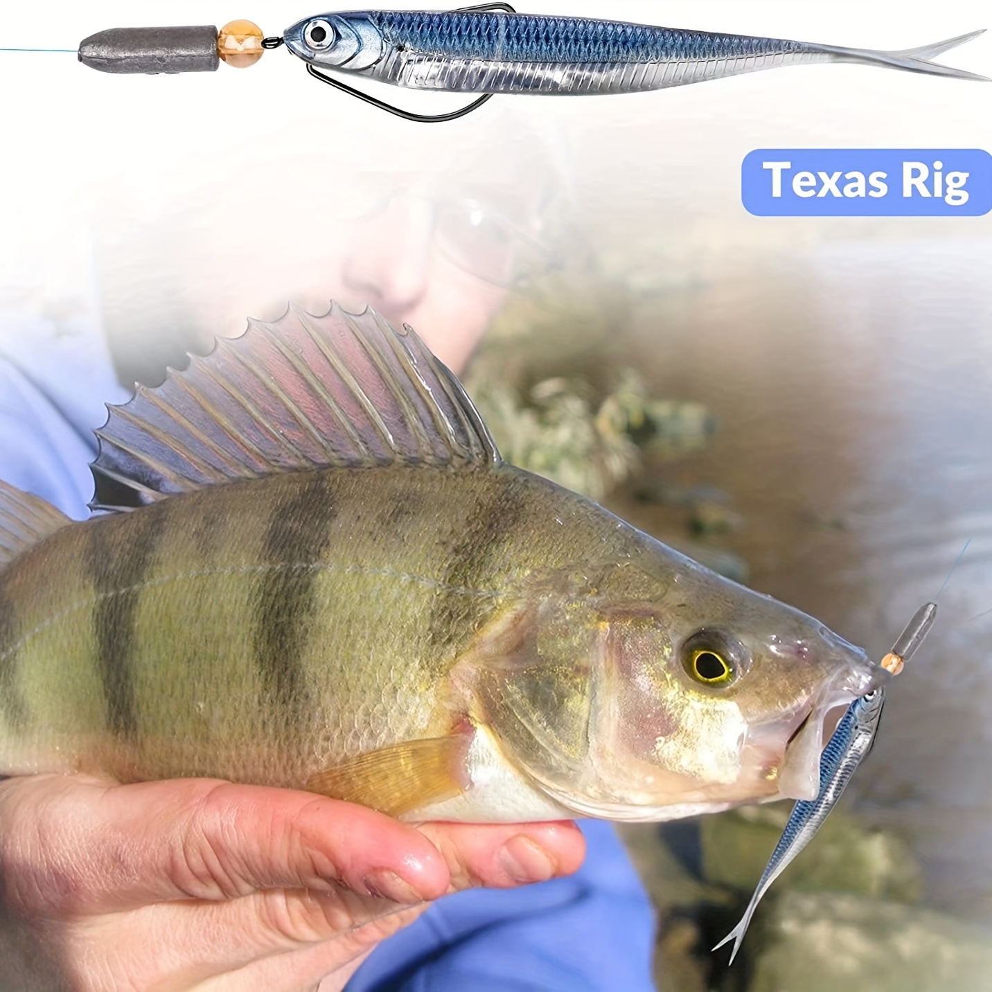 Premium Texas Rig Hooks Bass Fishing Strong Worm Hooks - Temu Canada