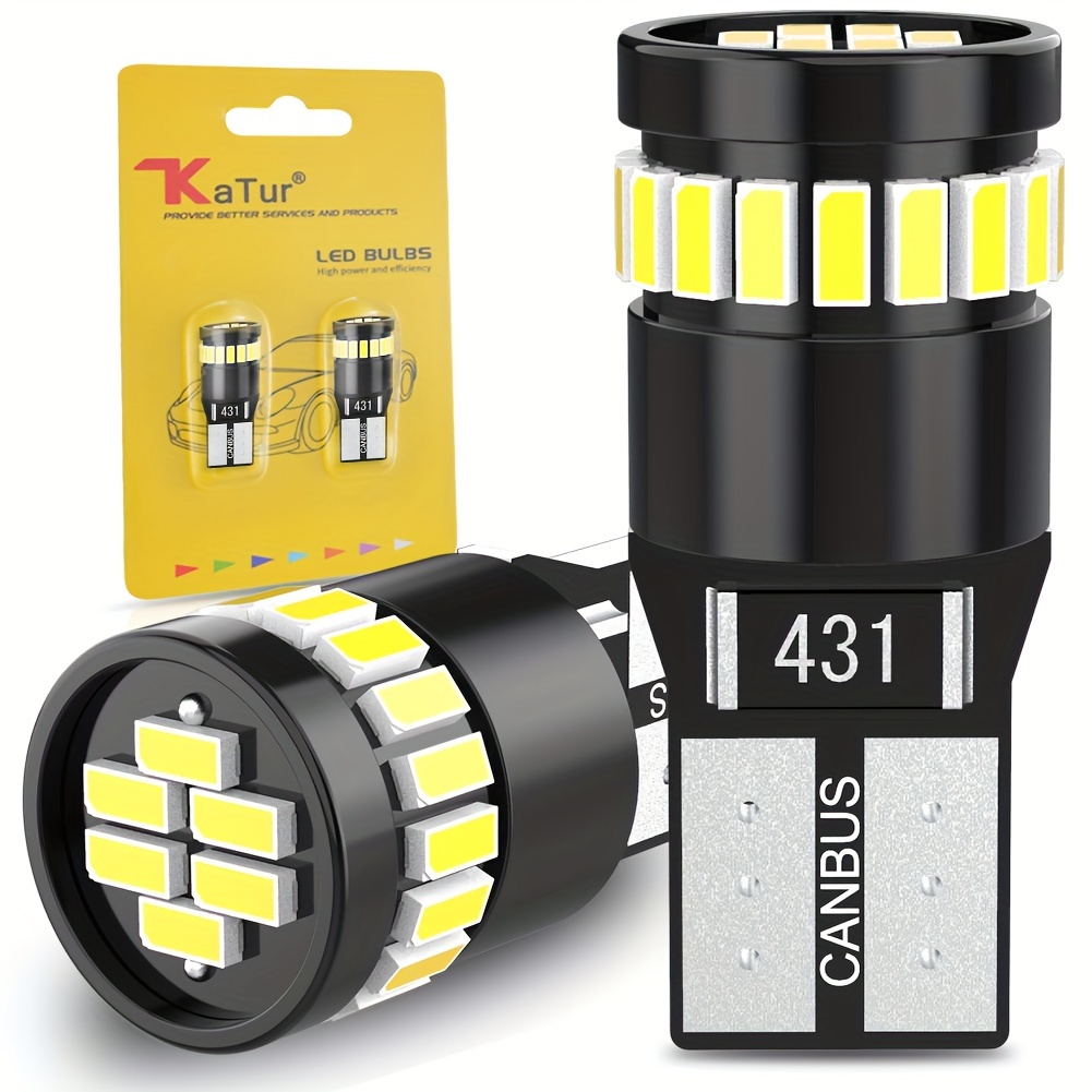  Ruiandsion Lot de 2 ampoules LED BAX9S Canbus H6W 12