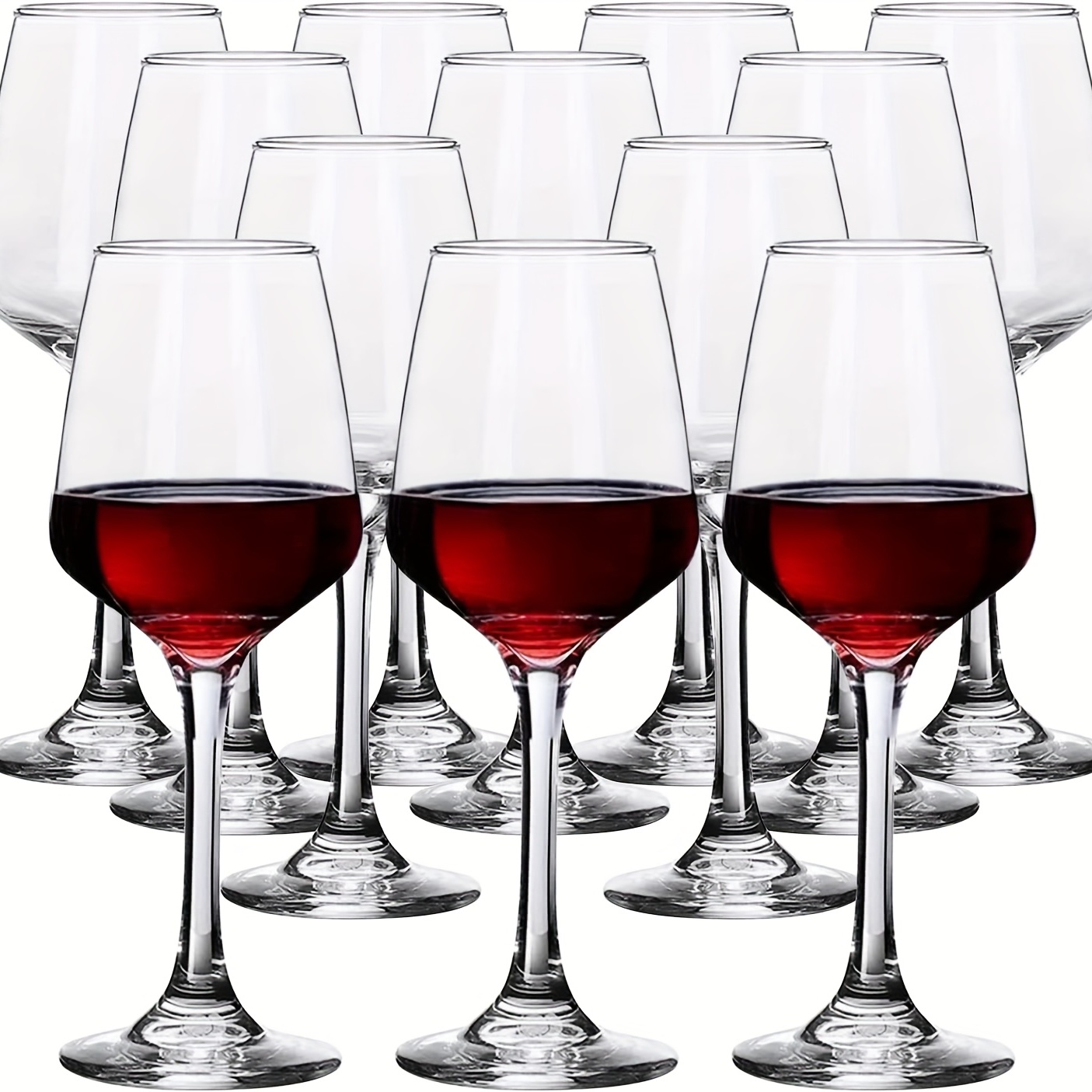 Wine Glasses, Large Crystal Clear Burgundy Wine Glasses, Perfect For Red  Wine Tasting, Wedding, Party, Anniversary, Festivals, Home And Gifts,  Smooth Rim, Dishwasher Safe - Temu