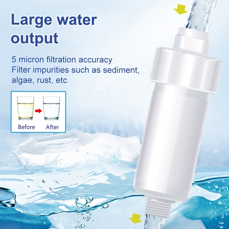 Depuratore d'acqua filtro rubinetto universale per cucina bagno doccia  lavatrice filtro domestico cotone PP ad alta densità pratico - AliExpress