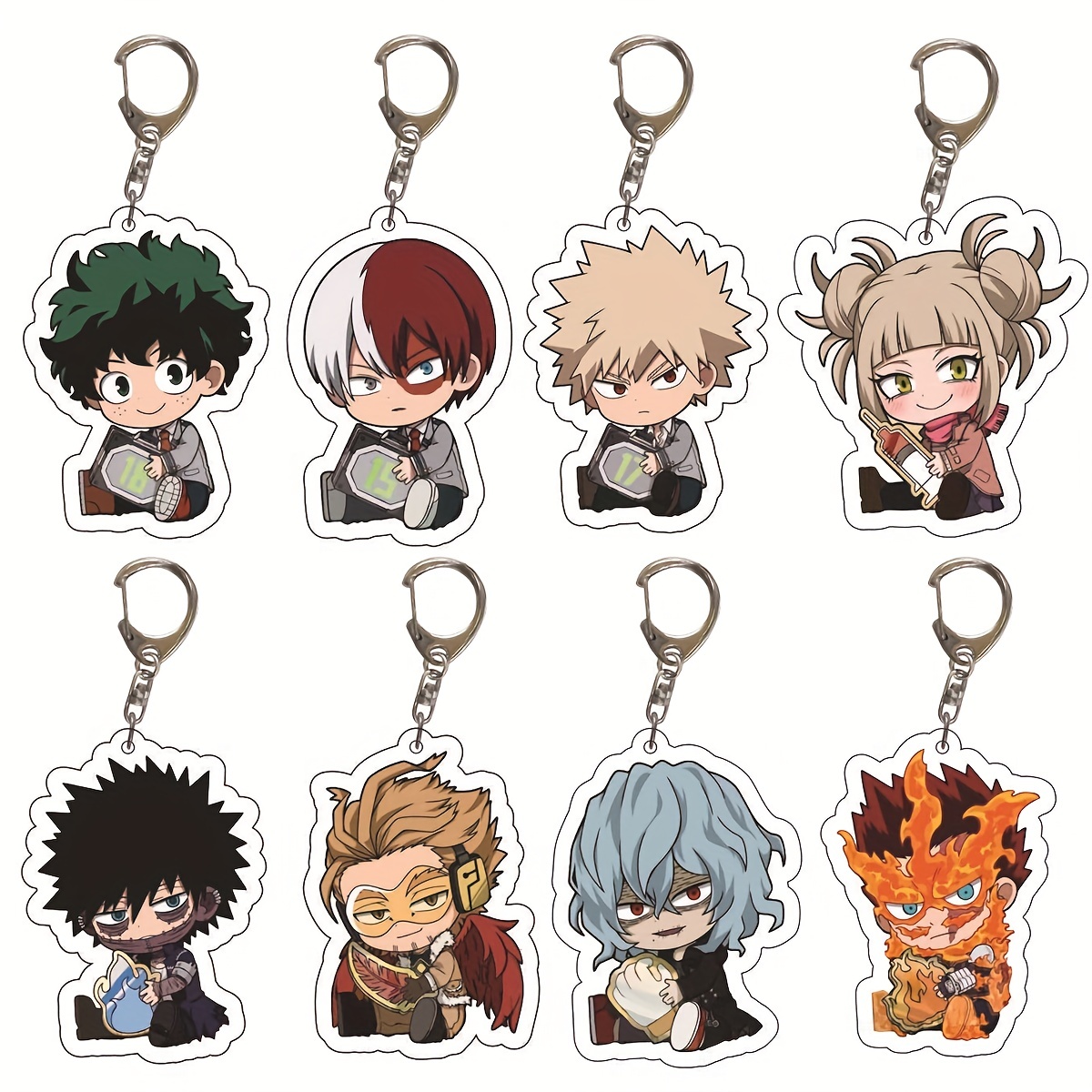 Anime Keychain Pack +40 Models Keychain and Pins