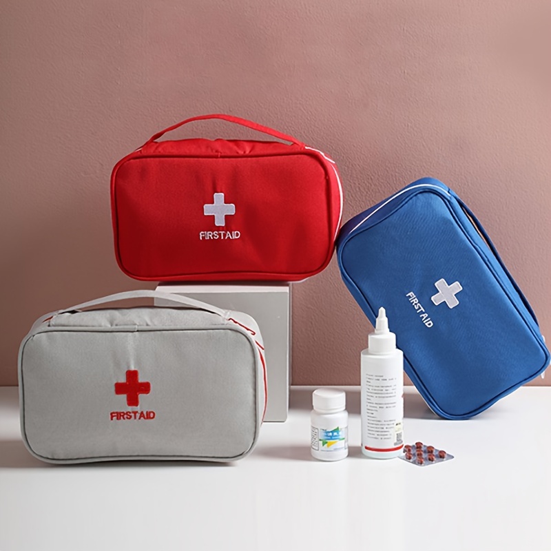 Medicine Organizer And Storage Bag Empty Family First Aid - Temu