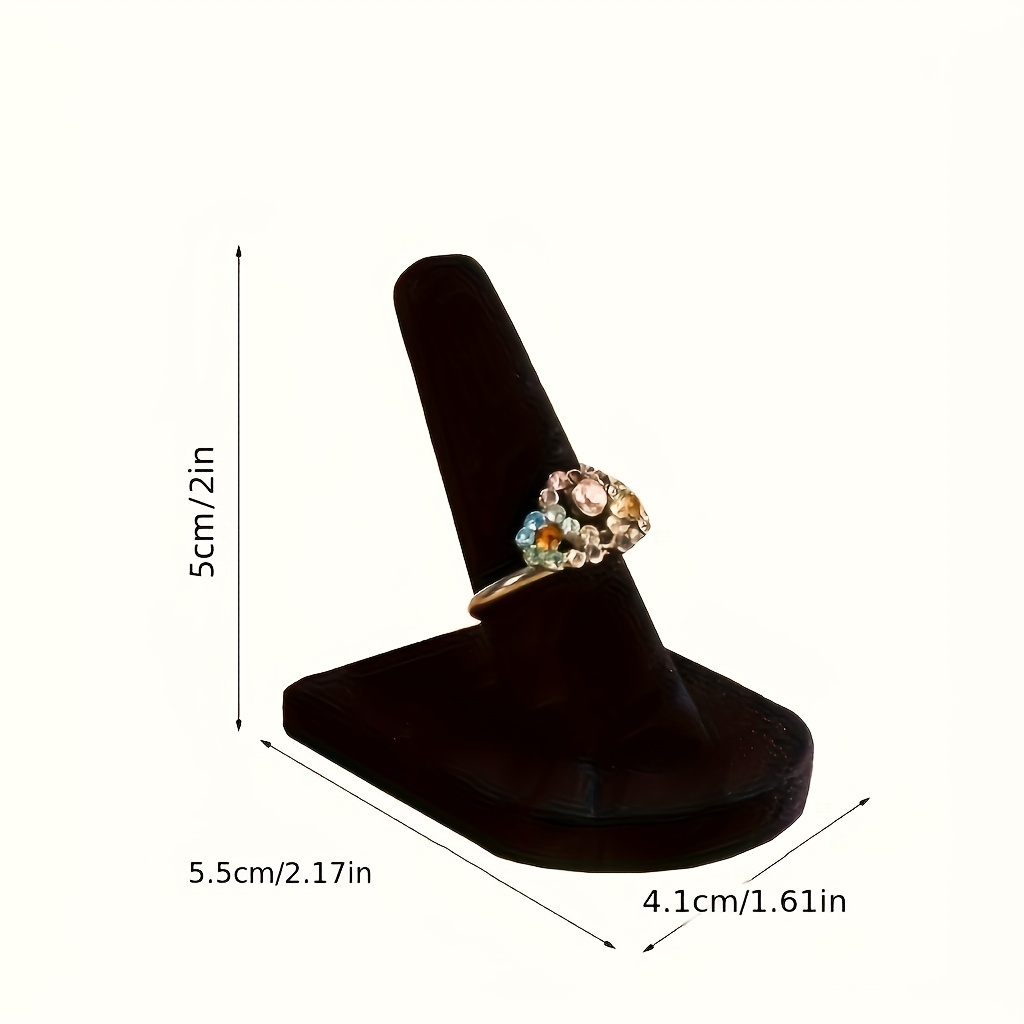 Ring on sale finger display