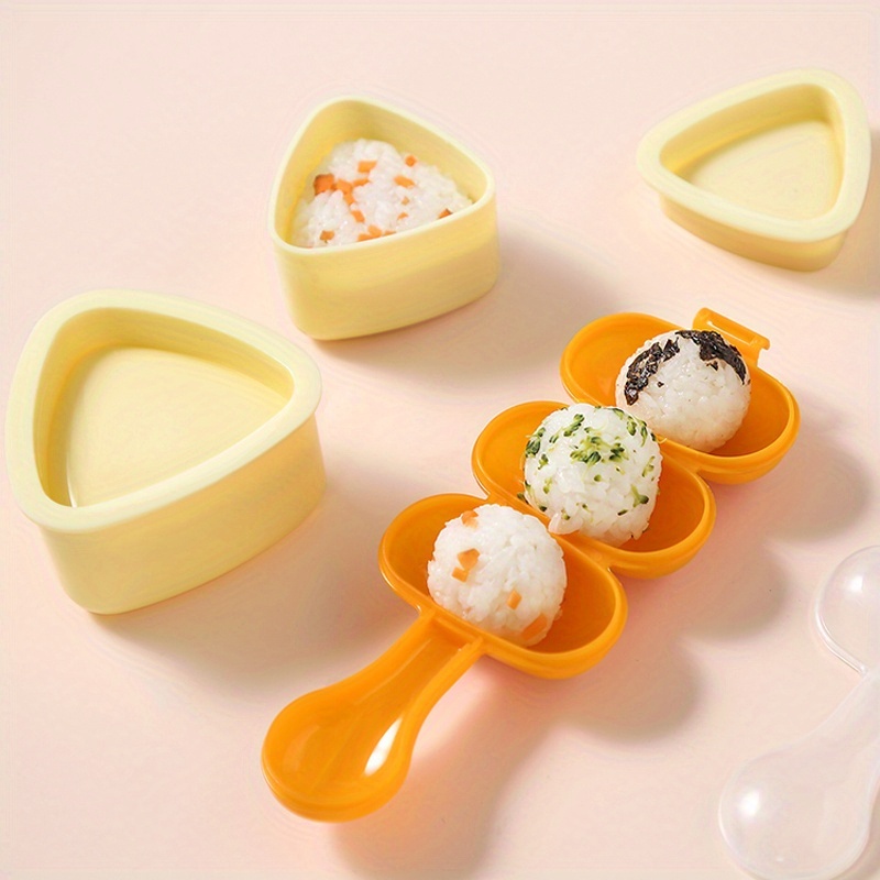 Temu 7pcs Sushi Maker Kit - Easy and Fun Way to Make Homemade Sushi at Home  - Beginner-Friendly Onigiri Mould for Rice Balls - Perfect for Lunch and  Snacks $3.59
