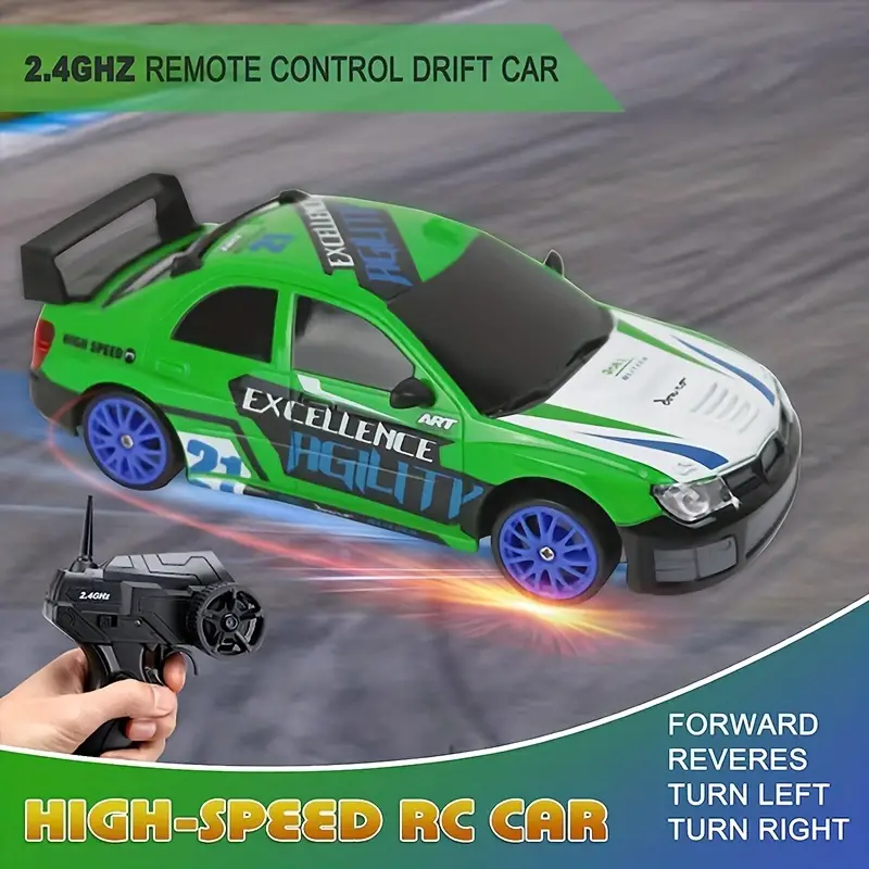 2.4G Control Remoto Drift RC Car 4WD 3.7V 500MAH RC Drift - Temu Chile