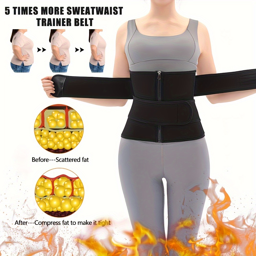 Waist Trainer for Women Tummy Control Waist Cincher Trimmer Slimming Corset  Sport Waist Shaper Workout Girdle Adjustable