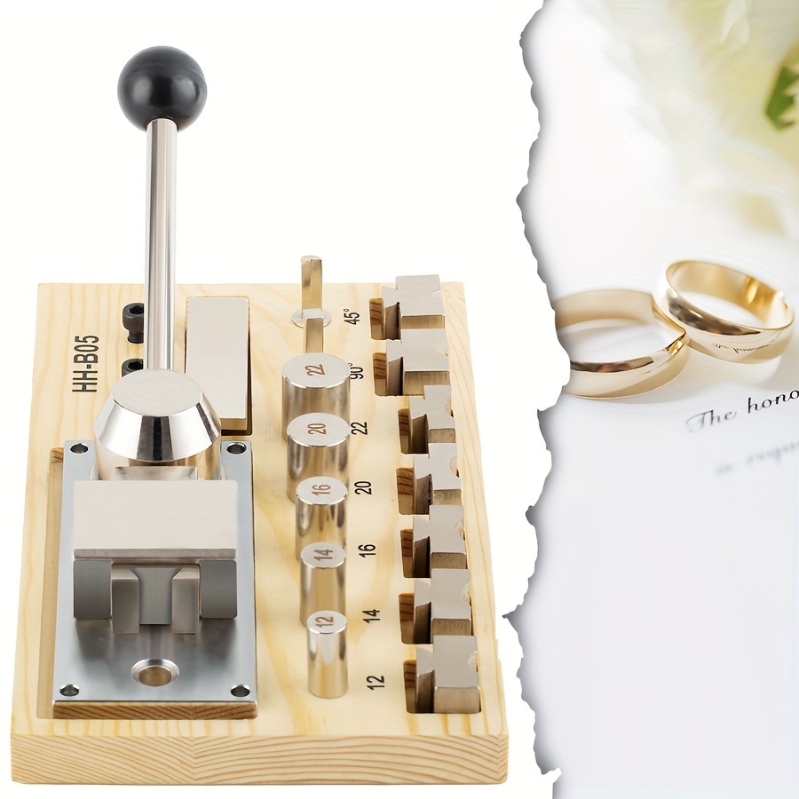 Ring Bracelet Press Bending Machine Making Tool Hand Crank Jewelry Ring  Bender