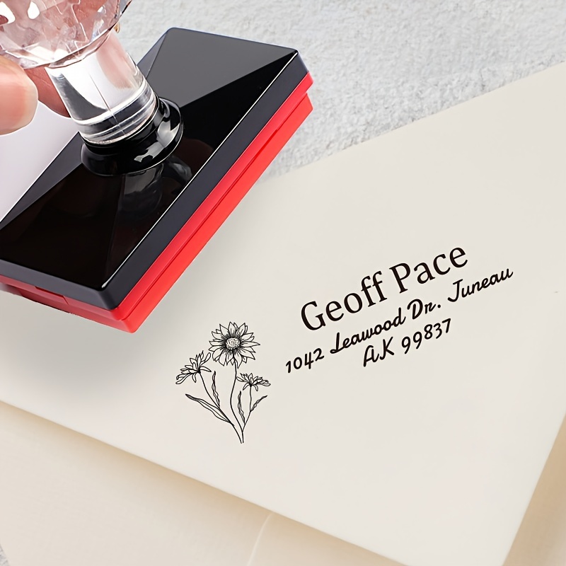  TIMCOOL Custom Stamp, Personalized self Inking Name Stamps,  Personalized Name Stamper for Daycare, Nursing Home,School, Clothing, Not  Easy to Fade Stamp with The Child's Name (White) : Office Products