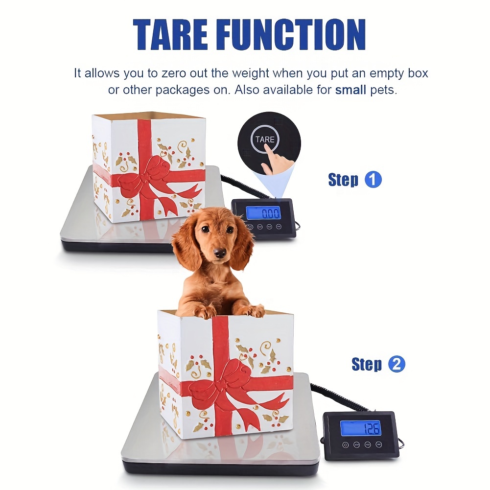 Stainless Steel Digital Postal Scale Animal Pet Weight Scale - Temu