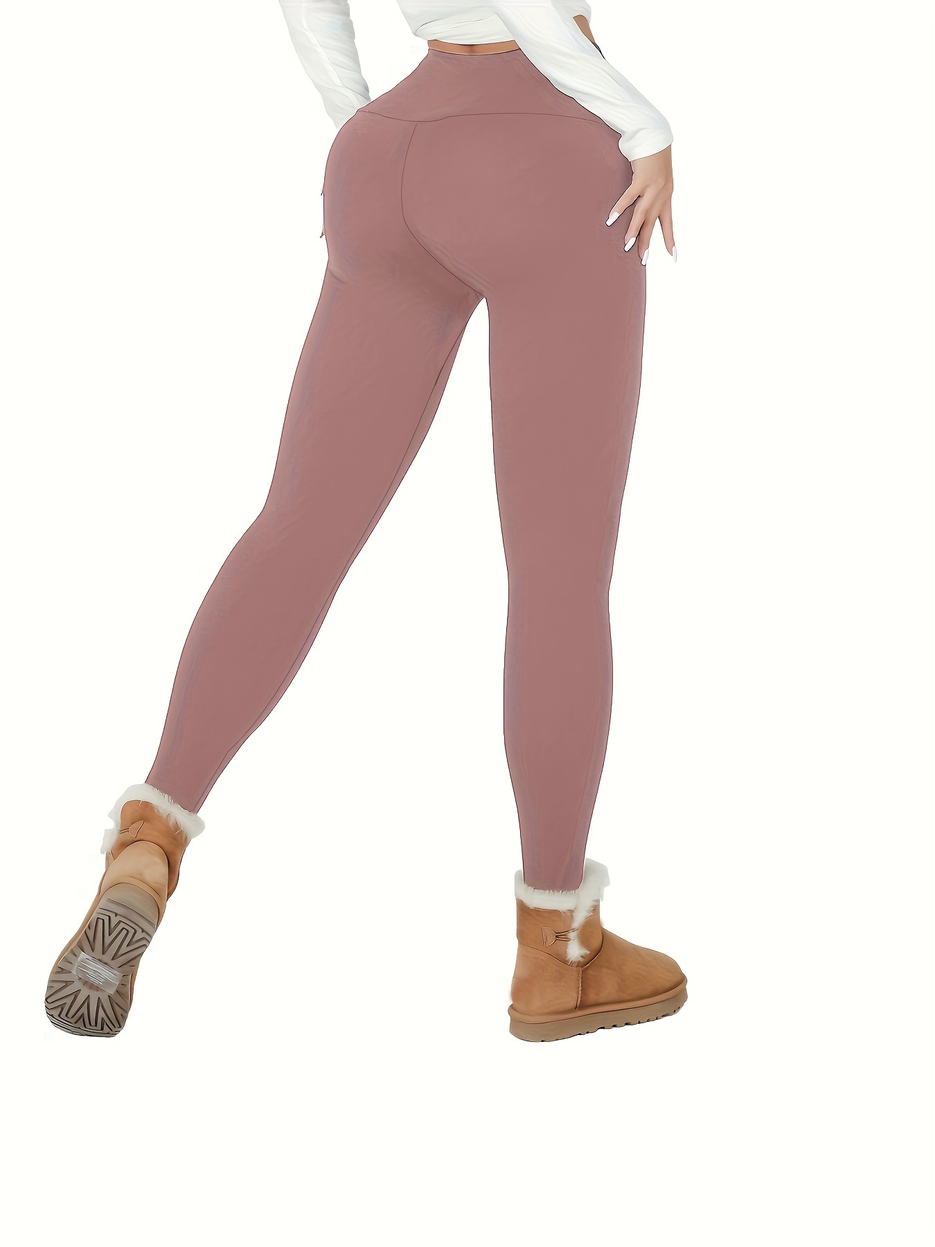 ASKSA Pantalones Térmicos para Mujer Leggins Invierno Gruesa Elástica  Térmicos Forro Polar Leggings de Leggings Cintura Alta Mujer (A Gris,S):  : Moda