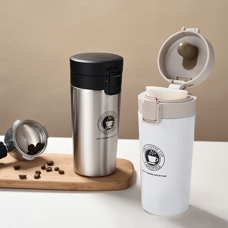 Stainless Steel Thermal Mug With Vacuum Seal For Tea, Coffee, And Water -  Leakproof Lid And Insulated Cup For Hot And Cold Drinks - Temu