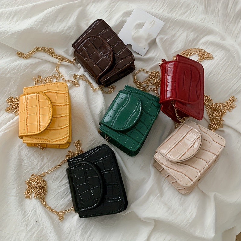 Mini Letter Print Handbag, Retro Square Crossbody Bag, Women's Vertical  Purses With Double Handle - Temu Bahrain