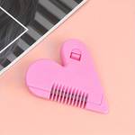 Lovely Heart Shaped Hair Clipper Hair Trimming Tools Hair Cutting Comb Portable Hair Styling Tools Suitable For Home Travel Uses
