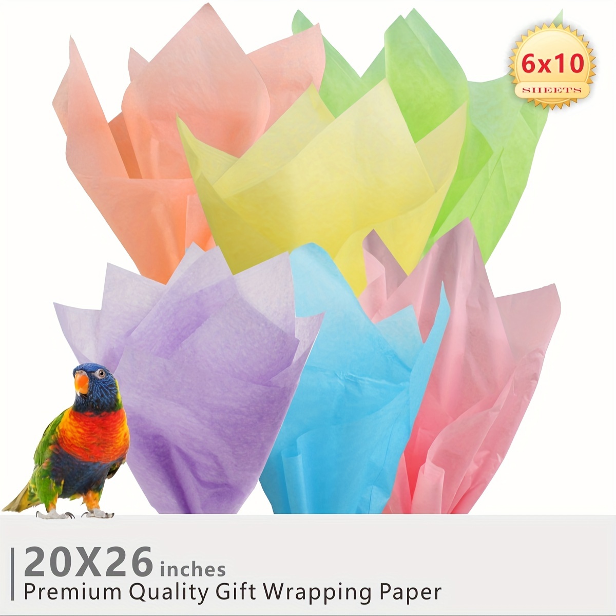 Shades of Green Premium Tissue Paper, Premium Gift Wrap, Green