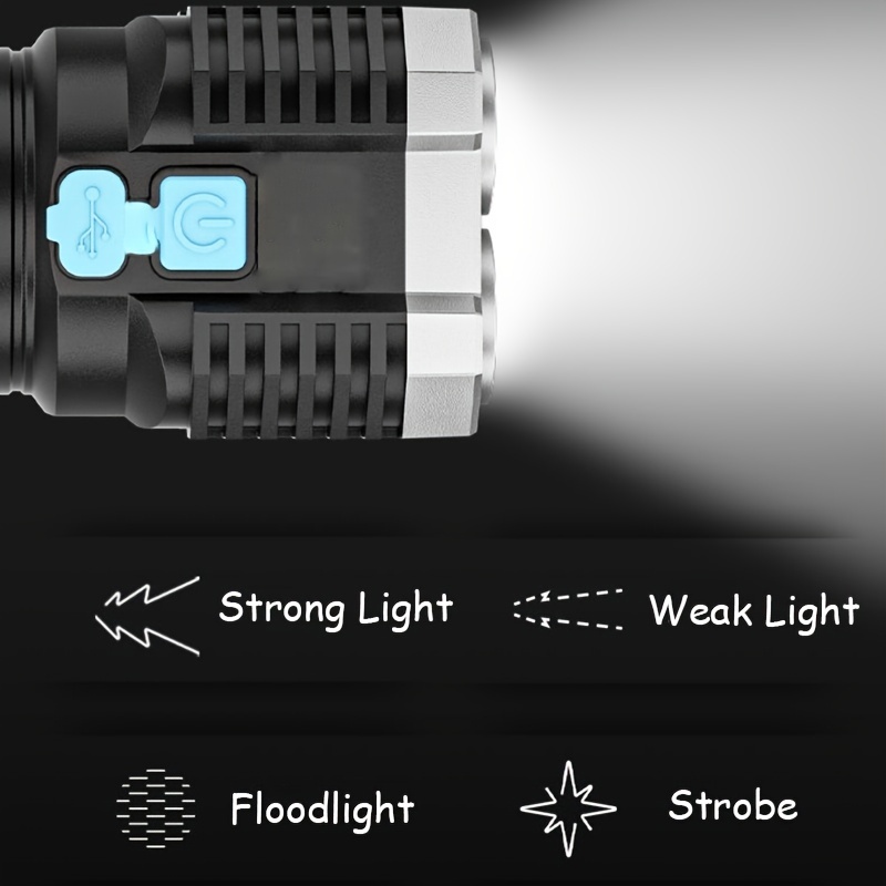 多機能 Led ディスプレイ懐中電灯、屋外緊急用 モード明るさ調整 新規ユーザーへの無料配送 Temu Japan
