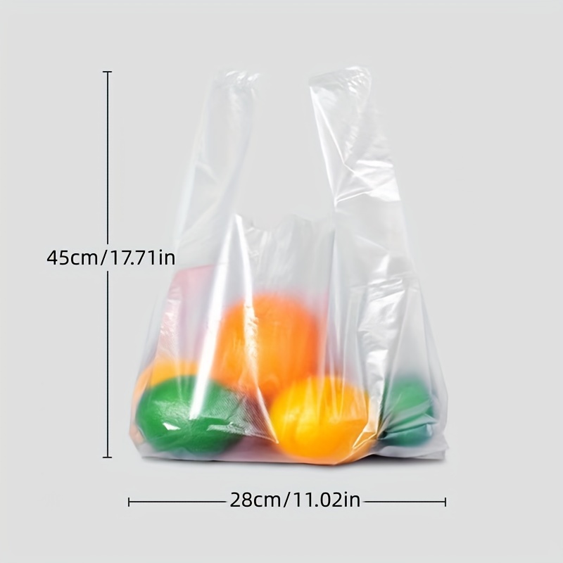 Thickened Clear Food Packaging Plastic Bags With Retail - Temu