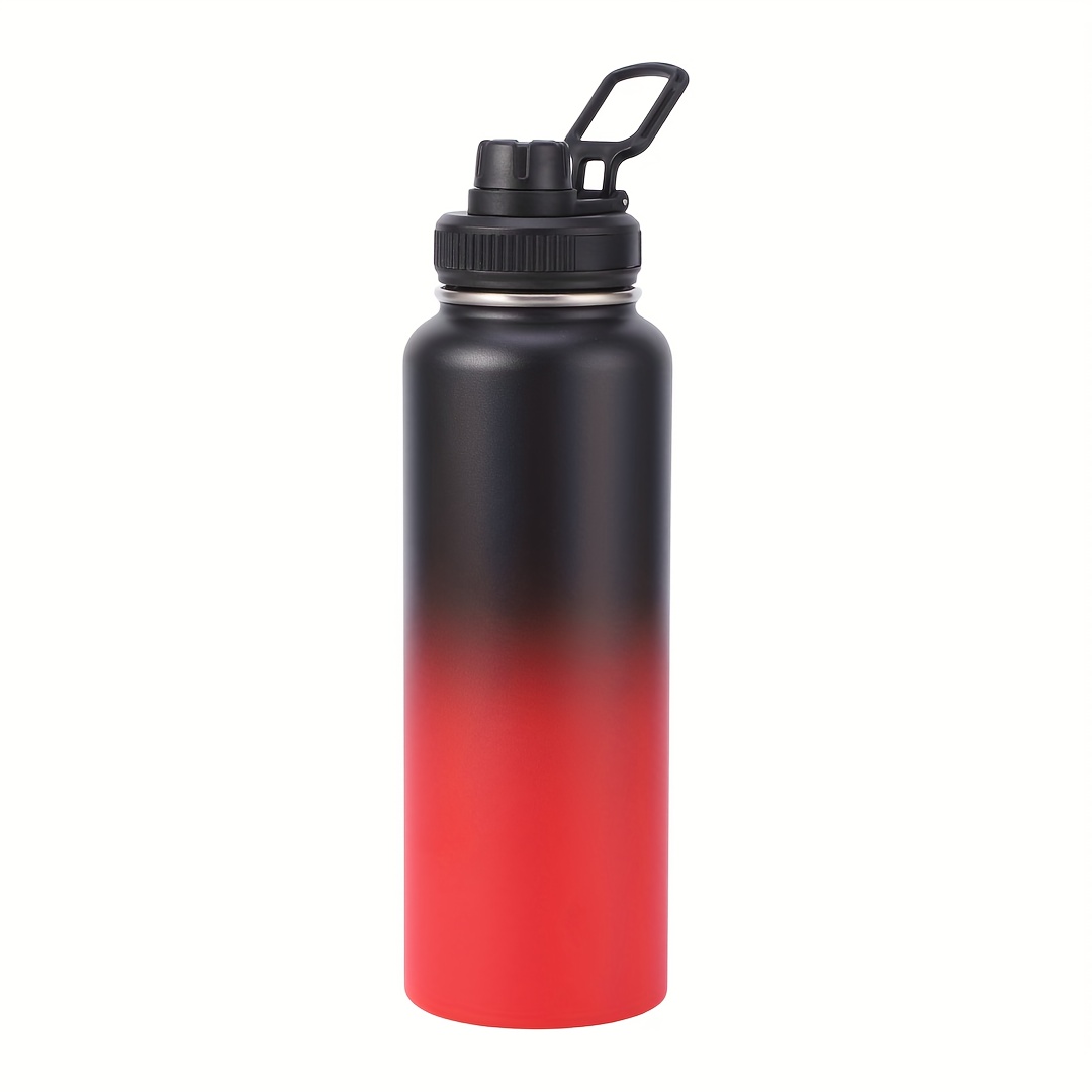 Iron Flask Sports Water Bottle - 3 Lids - 22 oz - Peach 