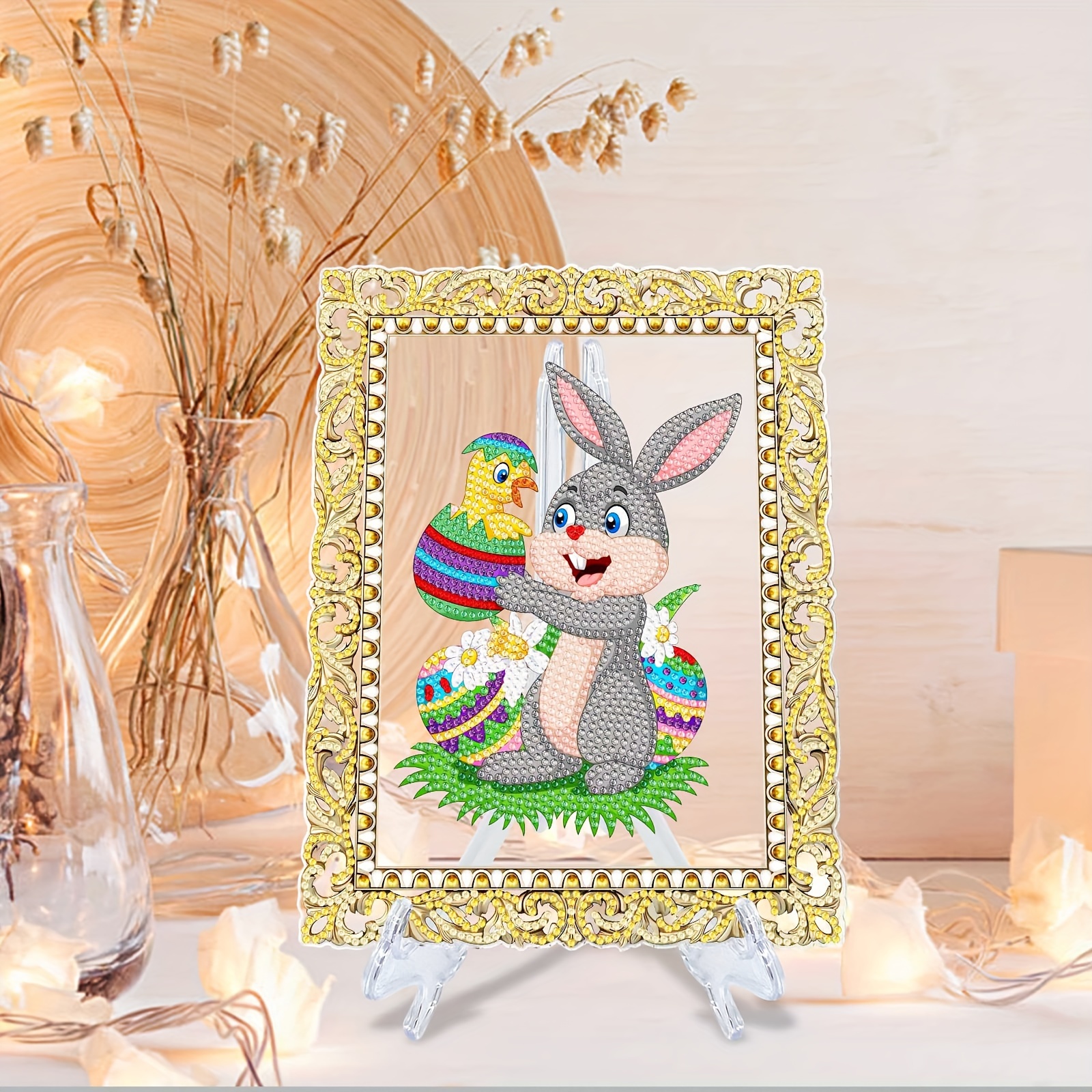 In Artificial Diamond Painting Kits Diamond Art Easter Bunny - Temu