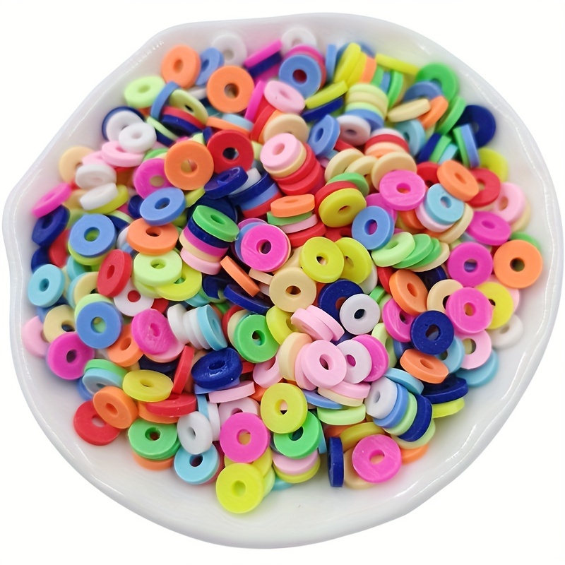 Hollow Circle Polymer Clay Sheet Colorful Polymer Clay Beads - Temu