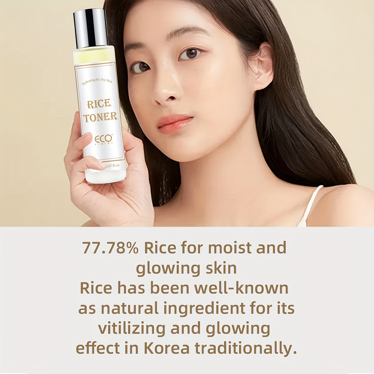 Natural Rice Extract Toner Moisturizing Hydrating Skin Mild - Temu