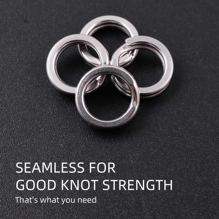 High strength Stainless Steel Fishing Split Rings Double - Temu Canada