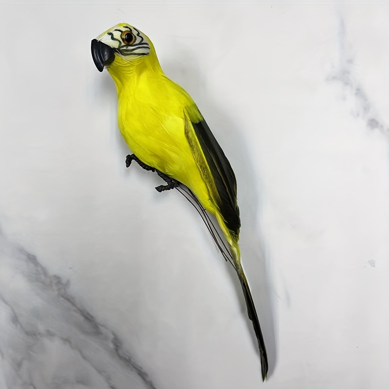 1pc Pappagalli Finti Colorati Uccelli Artificiali Scultura - Temu