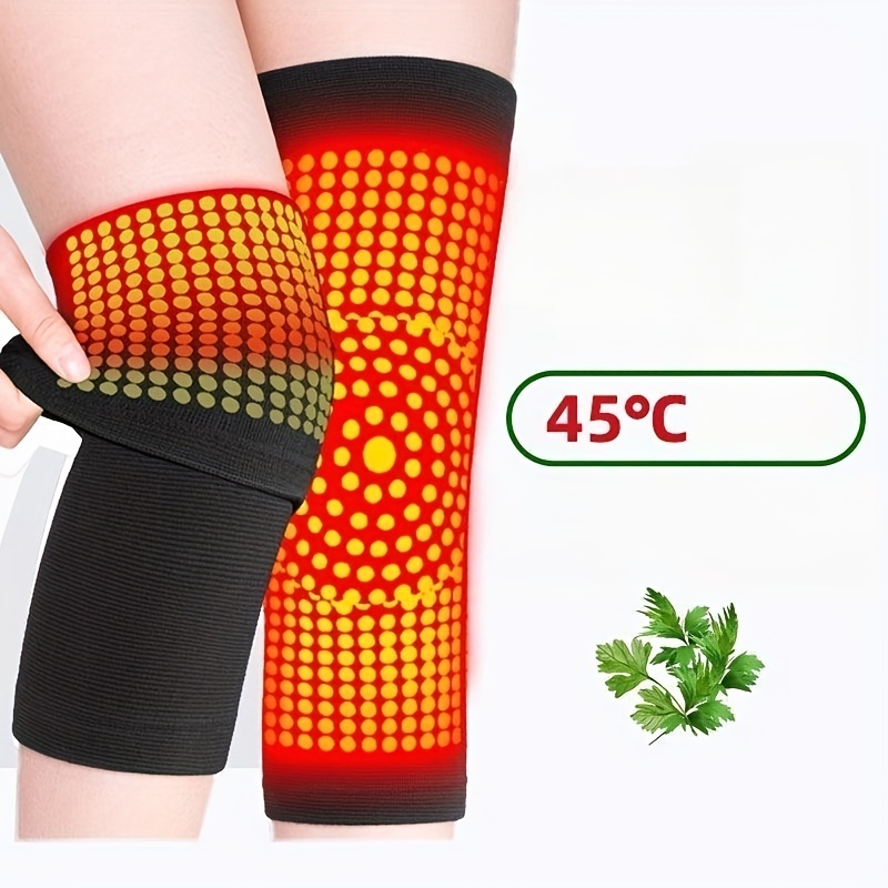 Soft Silicone Gel Knee Compression Brace Tourmaline Self Heating
