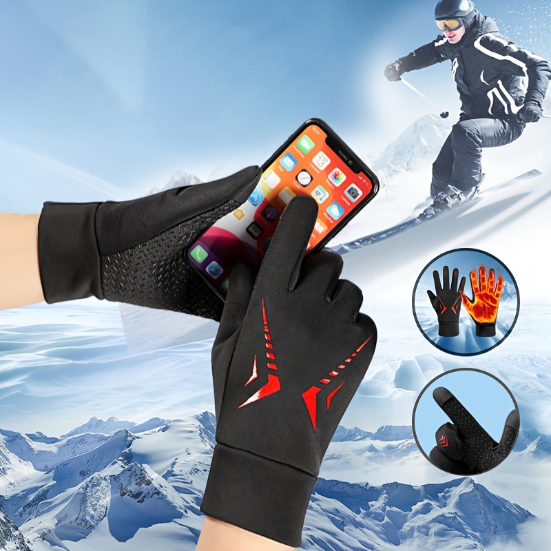 Guante Esquí Invierno Mujer Guantes Nieve Impermeables - Temu Chile