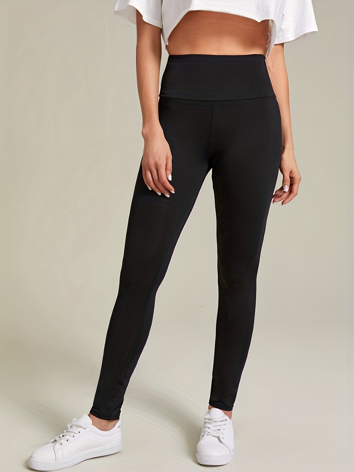 Black frill cheap leggings