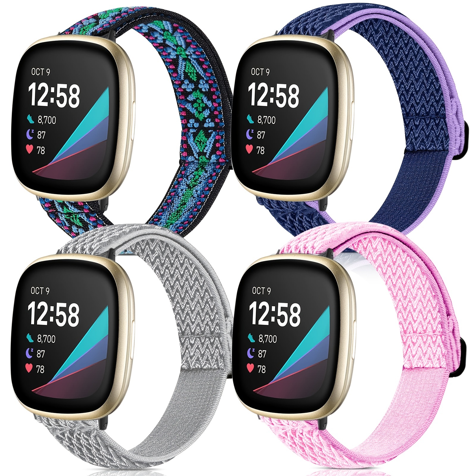 Dazzling Transparent Band For For Fitbit Versa 4 3 2 Watch Band Correa For  Fitbit Sense Versa3 Watchbands Accessories - Watchbands - AliExpress