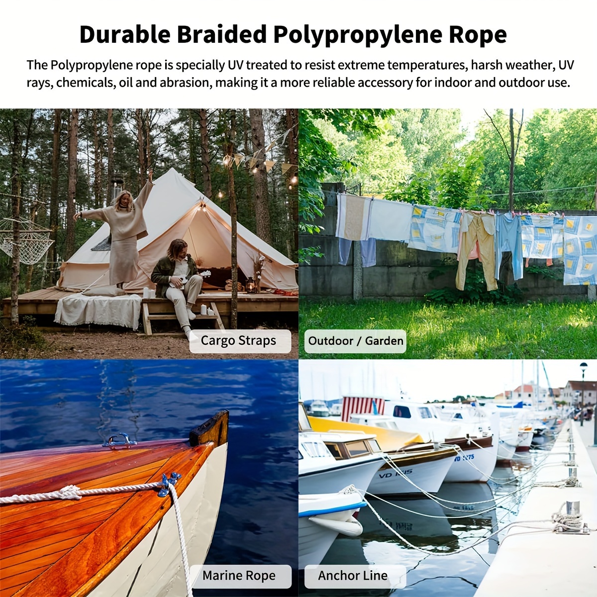 Nylon Rope Use Flag Pole Rope Replacement Marine Rope Hiking - Temu Czech  Republic
