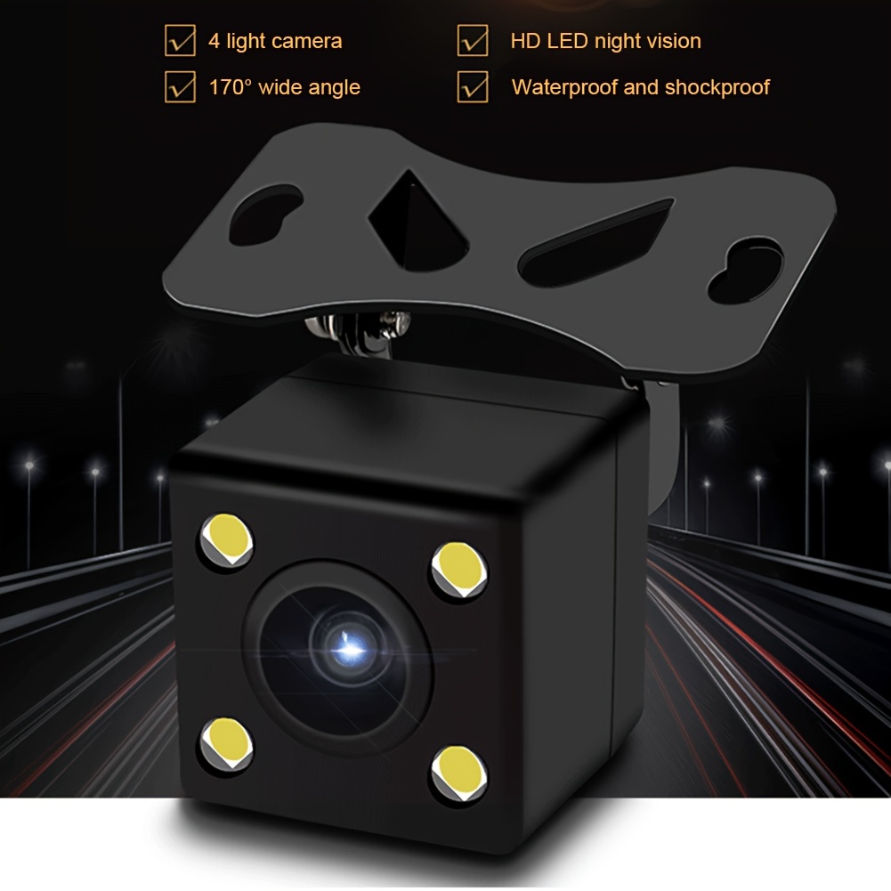 Caméra de recul étanche avec 4 LED