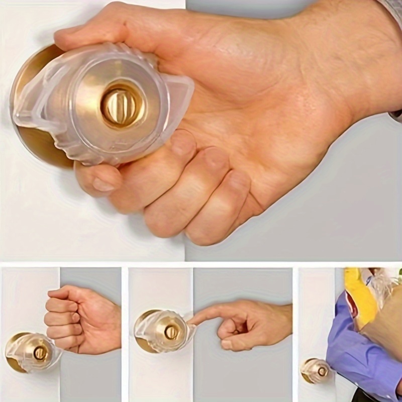 Couvercle de bouton de porte en Silicone Anti-collision, sécurité pour  chambre de bébé, protection murale, manchon de poignée