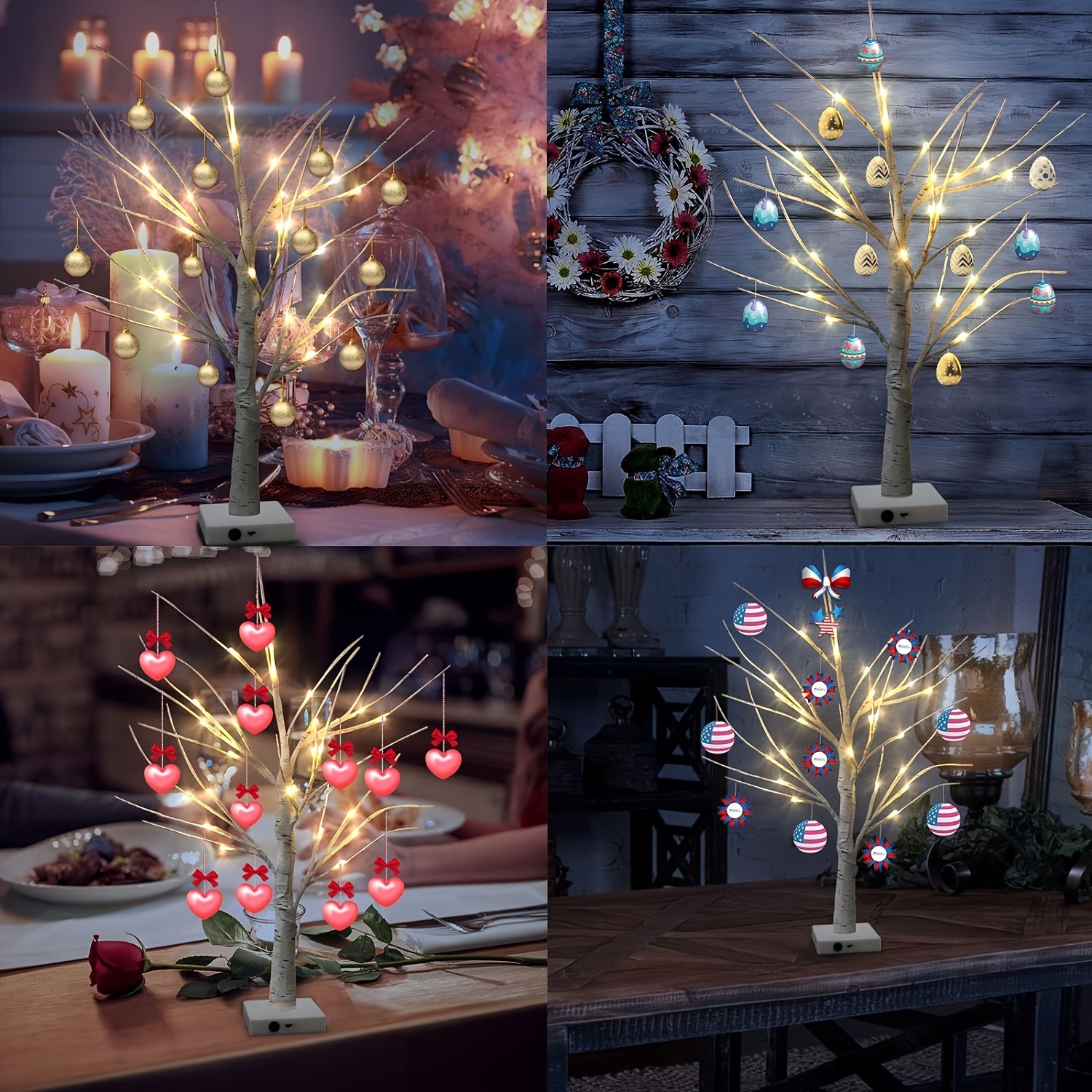 Arbre lumineux LED, 60 cm