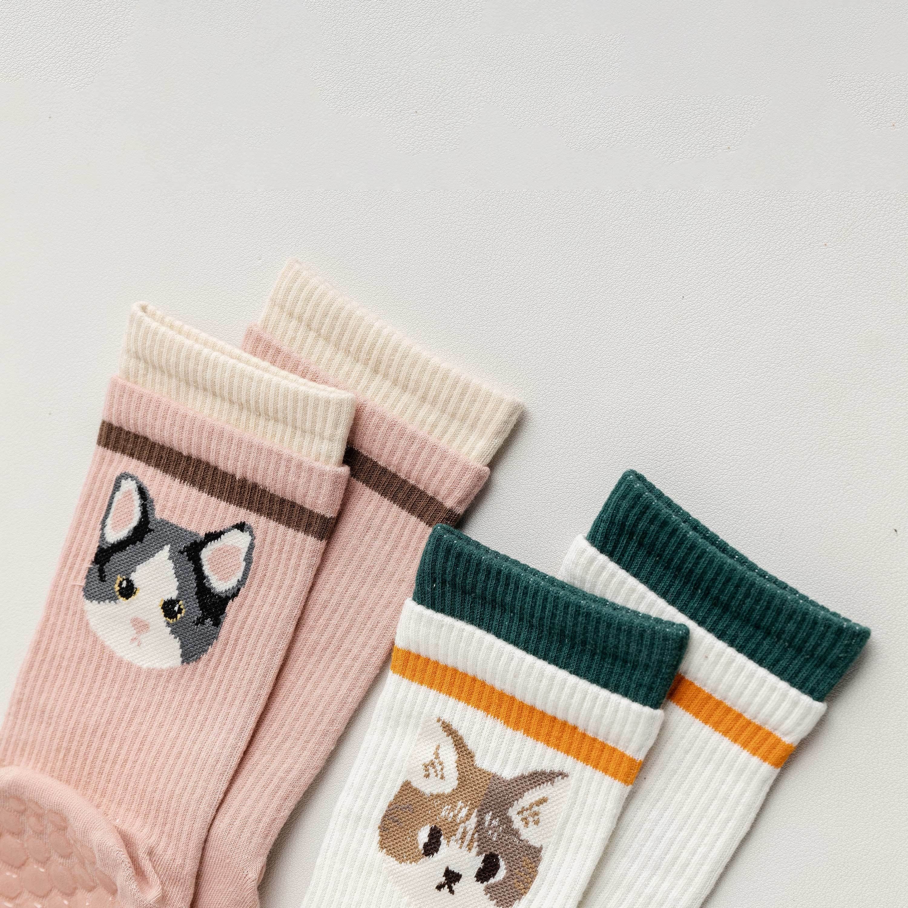 1 Pair Cartoon Dog Yoga Socks Non Slip Five Toe Socks Breathable Tube Socks  Womens Sports Socks Grips In Pilates Barre Ballet Fitness - Sports &  Outdoors - Temu Finland