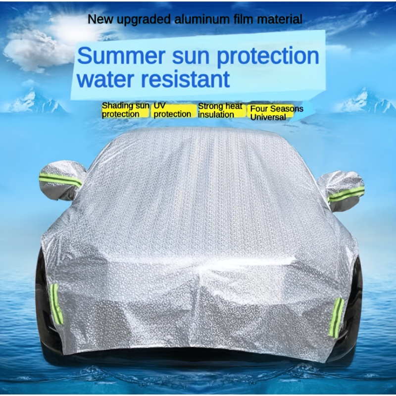 Suv Sedan Car Cover weather Protection Sun Rain Aluminum - Temu