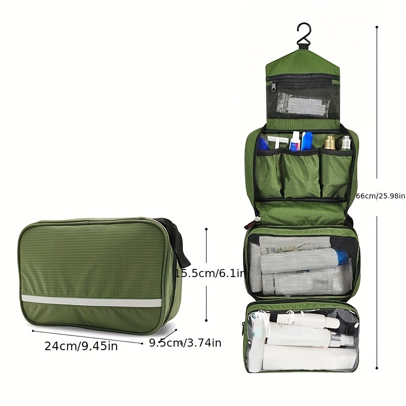 Portable Travel Toiletry Bag Waterproof Hanging Storage Bag - Temu