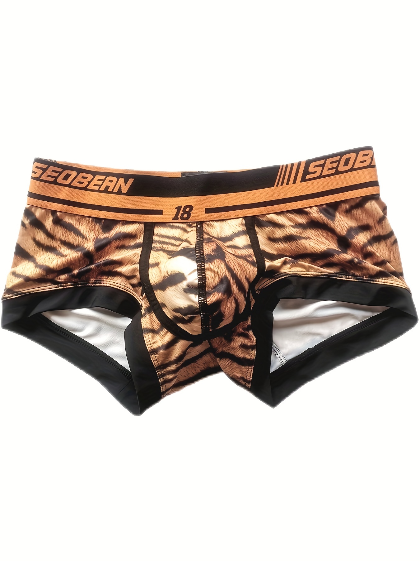 Men's Hollow Front Sexy Boxer Briefs Fashion U Convex Bulge - Temu Canada