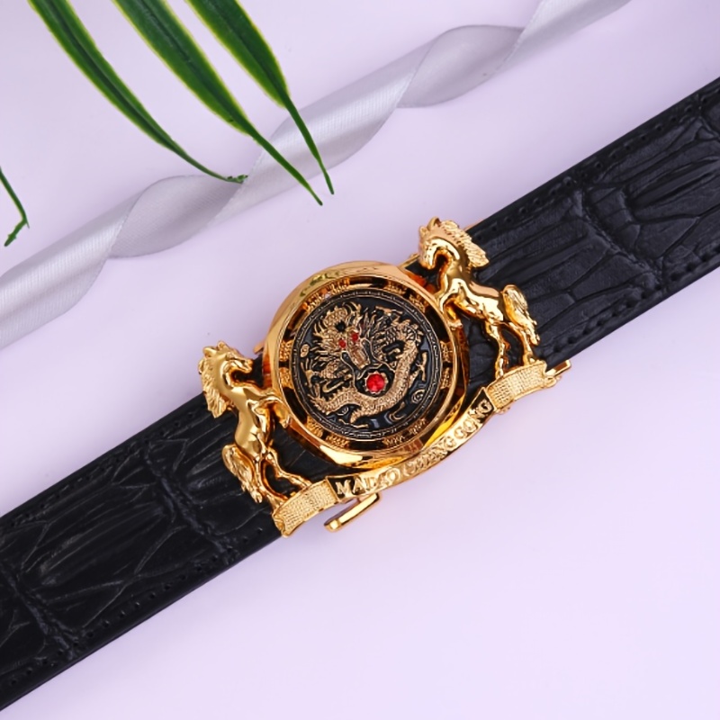 Men's PU Leather Automatic Belt