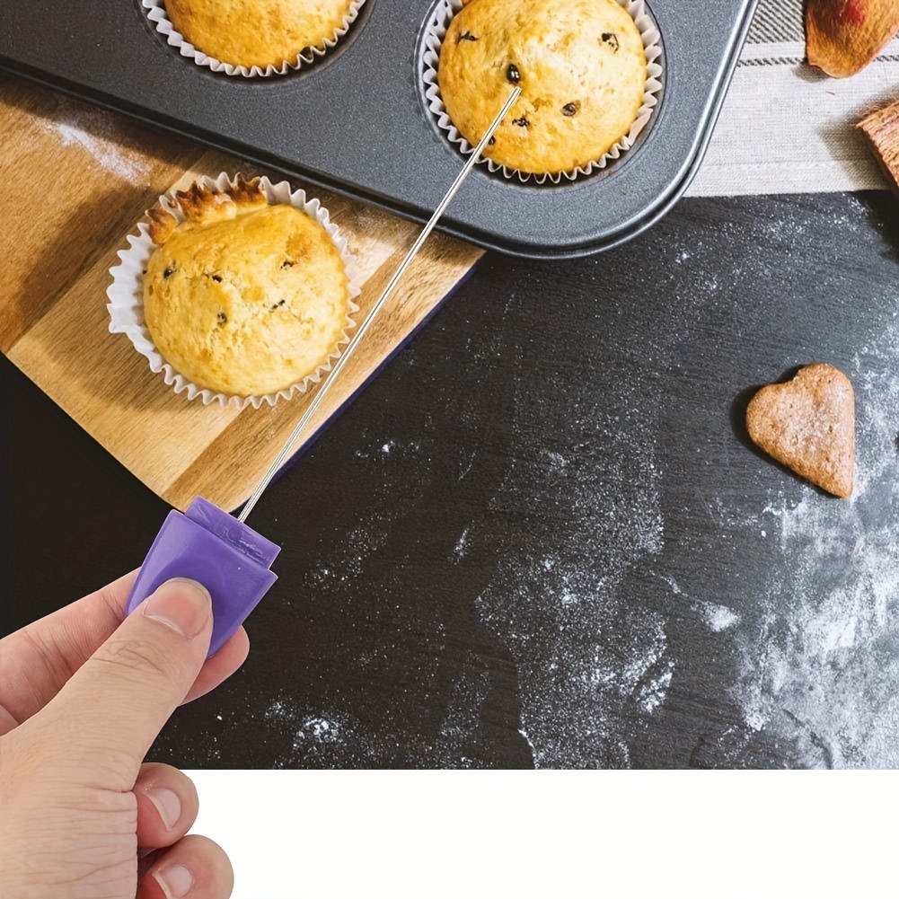  Cake Tester Needle, Reusbale Stainless Steel Cake Testing Probe  Stick Cake Skewer Baking Tools for Cake Cupcake, Bread, Biscuit, Muffin,  Pancake: Home & Kitchen