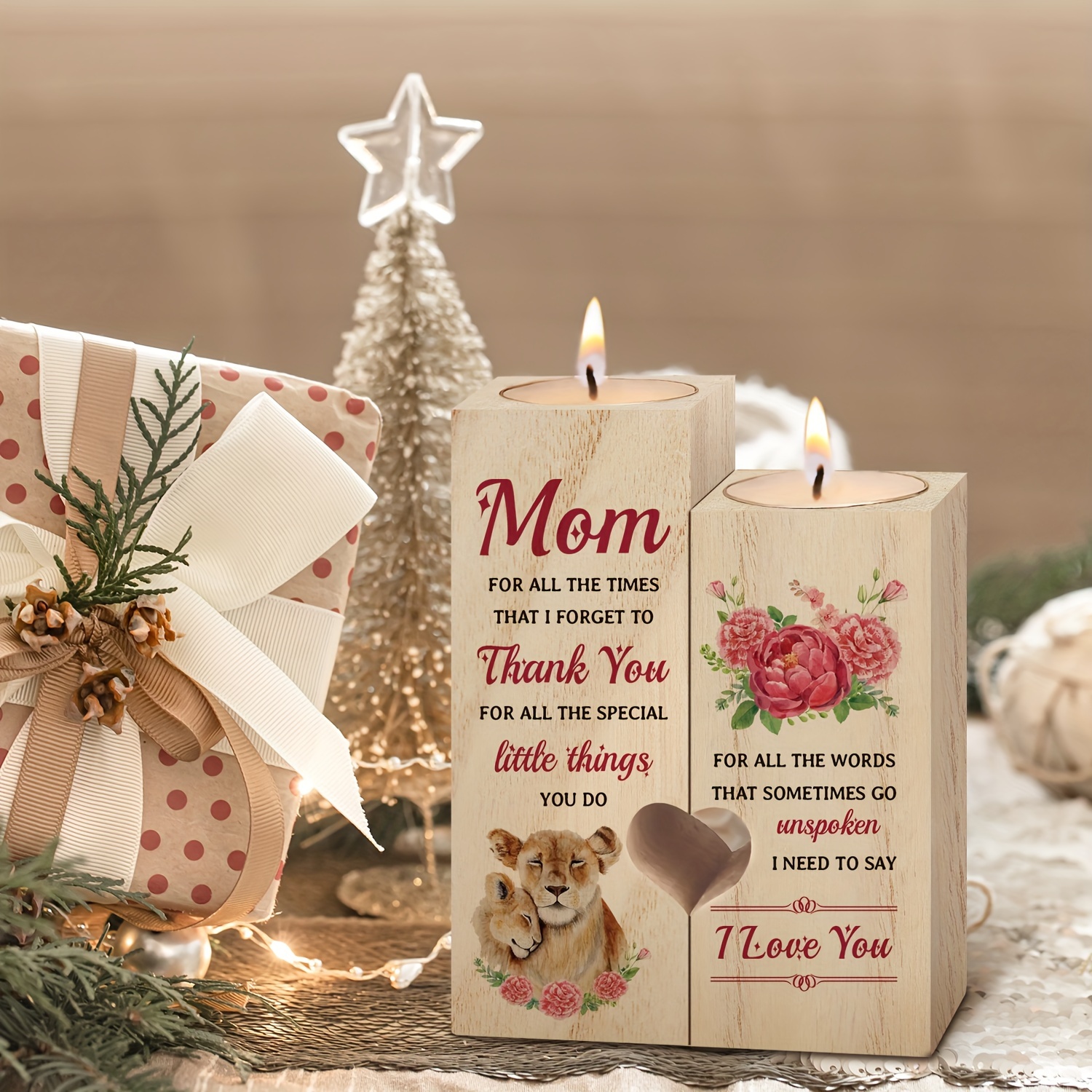  Christmas Candles, Gifts for Mom from Daughter