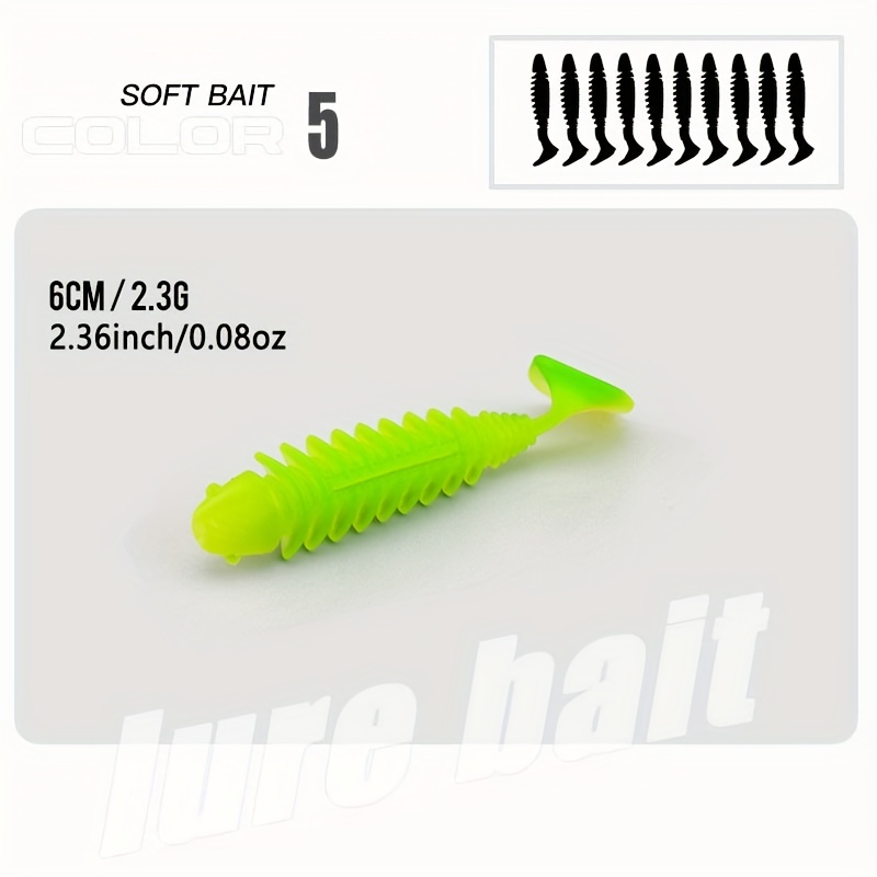 Elastic Bionic Silicone Soft Worm Baits Artificial Jigging - Temu