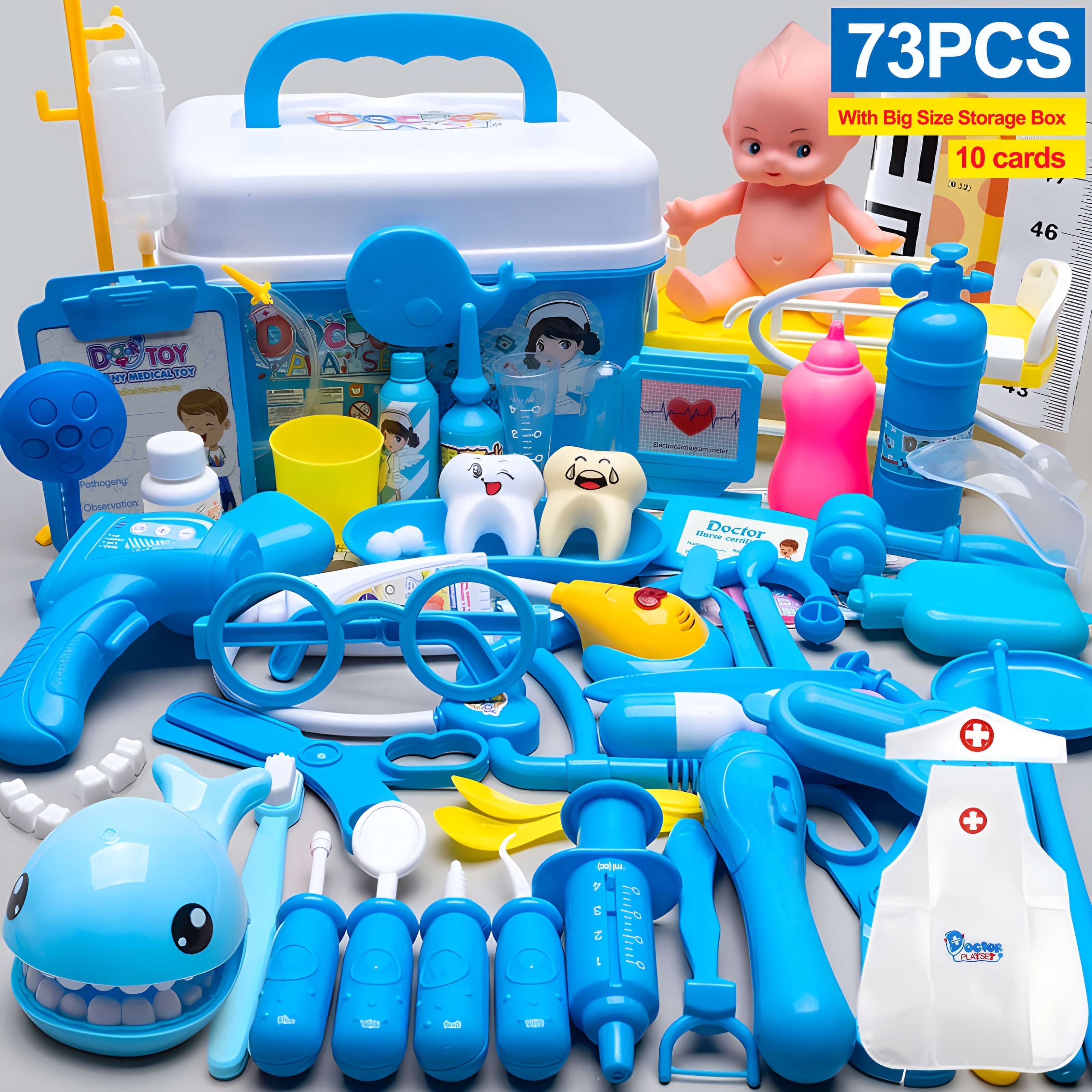 Ensemble de jouets dentaires pour enfants, kit dentaire, jouets de