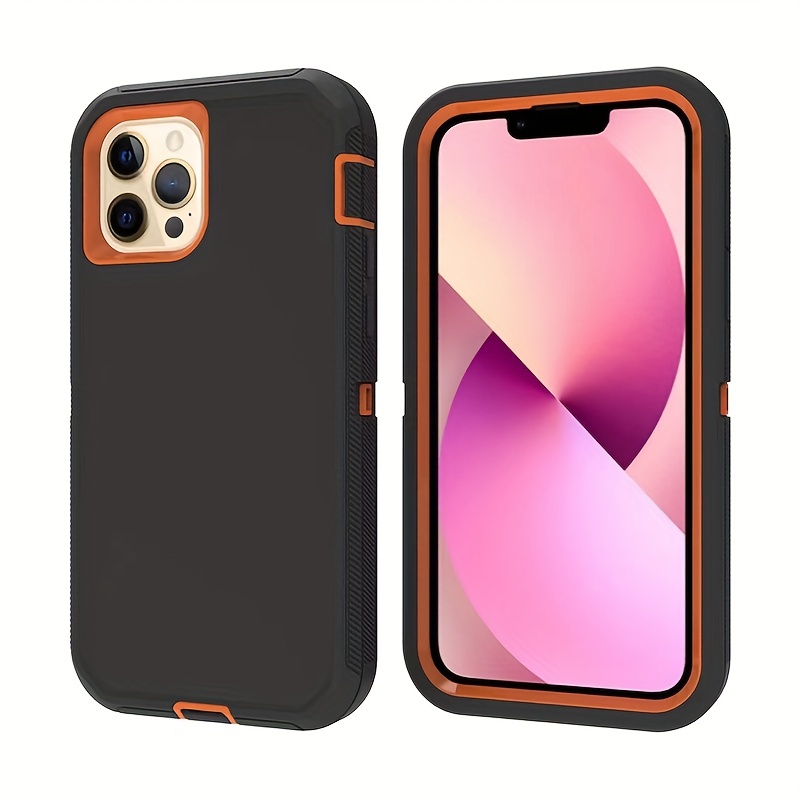 for iPhone 12 Case iPhone 12 Pro Case Shockproof Dropproof Heavy Duty 3  Layers Full Body Protection Phone Case for Apple iPhone 12 & 12 Pro 6.1  inches