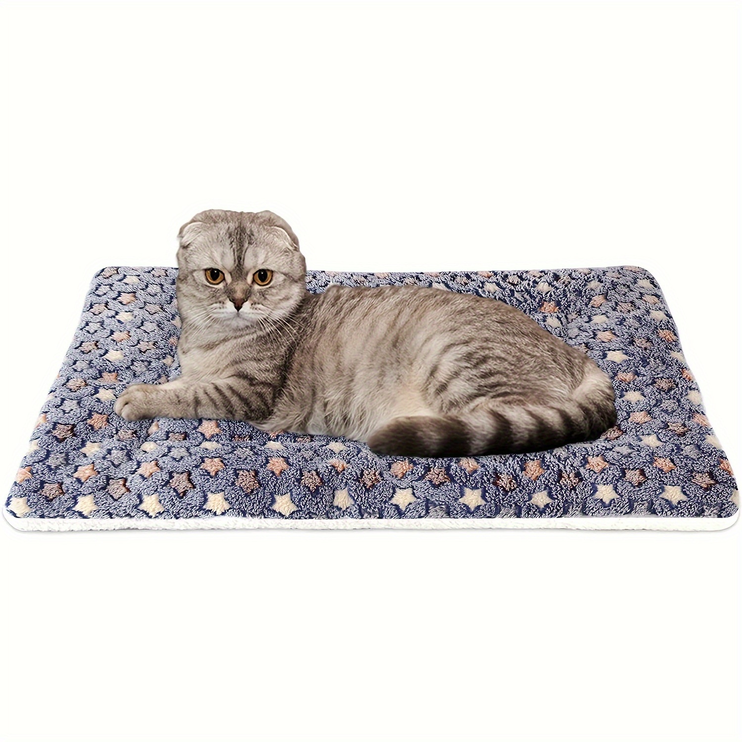 Mora Pets Ultra Soft Pet (Dog/Cat) Bed Mat with Cute Prints | Reversible Fleece Dog Crate Kennel Pad | Machine Washable Pet